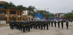 Video: Hàng trăm cảnh sát cơ động và chó nghiệp vụ có mặt tại ga Đồng Đăng