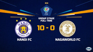 Hà Nội FC phá kỷ lục của giải châu Á với chiến thắng đậm nhất lịch sử