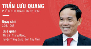 Dấu mốc sự nghiệp của tân Phó bí thư Thành ủy TP.HCM Trần Lưu Quang
