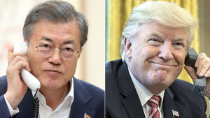 Điện đàm với Tổng thống Hàn Quốc, ông Trump khẳng định tiếp tục đối thoại với Triều Tiên