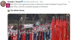 Video: Tổng thống Trump gửi lời cảm ơn sâu sắc tới Việt Nam