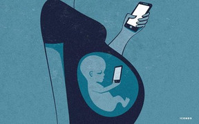 Bộ tranh: Con người bị 'trói' chặt vào màn hình điện thoại và mạng xã hội