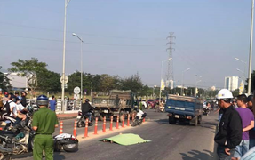 Xe tải tông xe đạp điện, học sinh lớp 9 thiệt mạng
