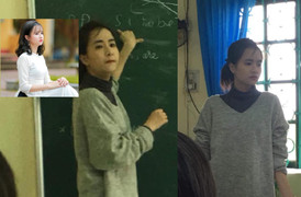 Sau bức ảnh chụp lén, cô giáo thực tập xinh như búp bê khiến dân mạng tìm 'info' rầm rộ