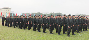 Hàng nghìn chiến sỹ công an ra quân Tháng Thanh niên 2019