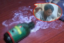 Đòi tiền bất thành, chồng đổ thuốc diệt cỏ vào miệng vợ cũ