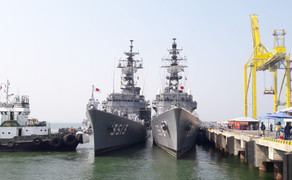 2 tàu huấn luyện lực lượng tự vệ trên biển Nhật Bản thăm Đà Nẵng