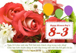 Lời chúc 8/3 hay dành tặng những người phụ nữ thân yêu xung quanh bạn