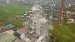 Video: Xem tượng phật lớn nhất Đông Nam Á tại Hà Nội qua góc nhìn flycam