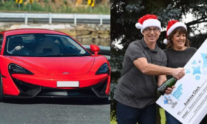 Thợ xây trúng xổ số 100 triệu USD, mua liền 6 xe sang