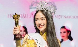 Giọng ca 'Sao Mai 2017' đăng quang Hoa hậu áo dài Việt Nam 2019
