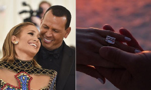 Nhẫn đính hôn kim cương của Jennifer Lopez trị giá hàng triệu USD