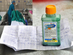 Cha hoà thuốc diệt cỏ cho con trai 5 tuổi uống, rồi tự tử
