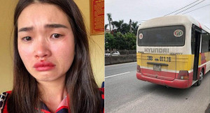 Chụp ảnh xe 'dù' giả xe buýt, nữ hành khách bị đánh chảy máu mũi