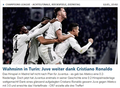 Lập hattrick siêu đẳng, Ronaldo được ca ngợi 'lên tận mây xanh'