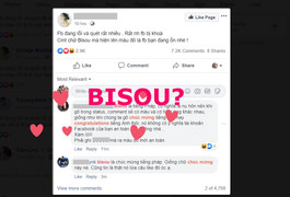 Thực hư việc bình luận 'bisou' để kiểm tra tính an toàn của tài khoản Facebook