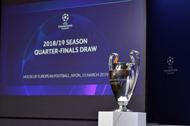 Trực tiếp lễ bốc thăm tứ kết Champions League 2018/2019