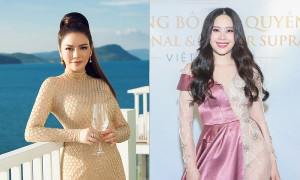 Lý Nhã Kỳ khoe đường cong nóng bỏng với váy xuyên thấu, Nam Em lộ nội y kém sang