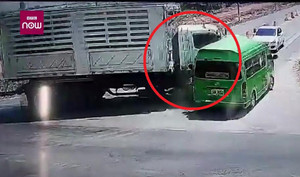 Clip: Khoảnh khắc tai nạn khiến 5 lao động Việt thiệt mạng ở Thái Lan