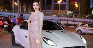Á hậu Huyền My khoe xe hơi 6 tỷ đồng mới mua