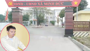 Khởi tố kẻ xông vào trụ sở chém trưởng và phó công an xã rồi về nhà uống rượu