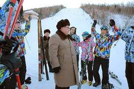 Bên trong khu trượt tuyết 'sang chảnh' được quân đội Triều Tiên xây dựng 'thần tốc'