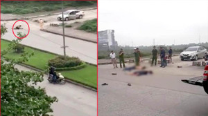 Nam thanh niên sát hại bạn gái rồi tự tử giữa phố ở Ninh Bình