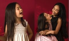 Con gái Đoan Trang điệu đà, tạo dáng như mẫu nhí trong bộ ảnh sinh nhật