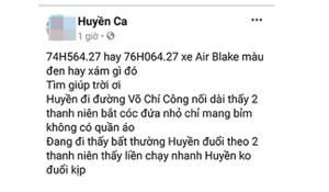 Công an xác minh thông tin nghi vấn bắt cóc trẻ em ở Đà Nẵng