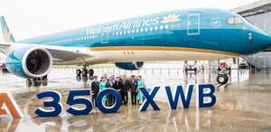 Vietnam Airlines sở hữu trọn bộ đội máy bay hiện đại 14 chiếc Airbus A350-900XWB