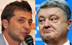 Bầu cử Tổng thống Ukraine: Poroshenko 'đối đầu' Zelensky giữa sân vận động