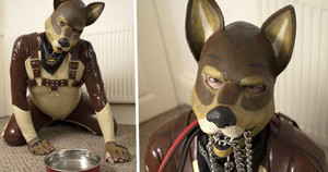 Clip: Người đàn ông thích được ăn và sống như những chú chó