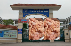 35kg thịt gà ôi thiu được 'tuồn' vào trường tiểu học tại Hà Nội: 'Thịt chỉ có mùi lạ'