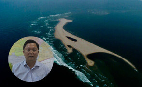 Quảng Nam cắm biển báo tại đảo cát dài 3 cây số nổi lên giữa biển Hội An