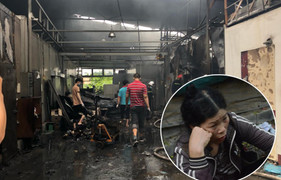 Cháy nhà xưởng, 8 người chết và mất tích: Mẹ khóc ngất chờ ngóng tin con trai