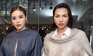Sau tin đồn yêu đồng giới, Kỳ Duyên khoe thần thái quyến rũ bên siêu mẫu Minh Triệu