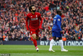 Salah ghi siêu phẩm hạ Chelsea, Liverpool quyết đua vô địch với Man City
