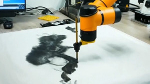 Video: Robot vẽ tranh đẹp như họa sĩ, giá cả chục nghìn USD mỗi bức
