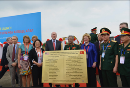 Mỹ chính thức khởi động dự án tẩy độc dioxin lớn nhất ở sân bay Biên Hòa