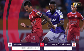 Quang Hải tỏa sáng, Hà Nội FC lấy ngôi đầu từ tay TP.HCM