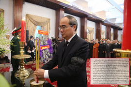 Bí thư Nguyễn Thiện Nhân: 'Tiếc thương vị tướng quả cảm, tài ba, trực tiếp chỉ huy Chiến dịch Hồ Chí Minh lịch sử'