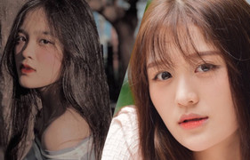 Ảnh: Vẻ đẹp thánh thiện của nữ sinh Đồng Nai có gương mặt giống ca sĩ Han Sara