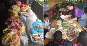 Phát hiện gần 300kg thịt lợn nghi nhiễm sán chuẩn bị chế biến cho học sinh Lào Cai