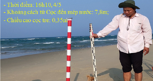 Hình thành thêm các doi cát và liên tục dịch chuyển giữa biển Hội An