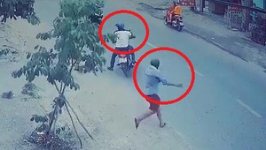 Clip: Bị phát hiện, trộm hoảng hốt bỏ mặc đồng bọn để thoát thân