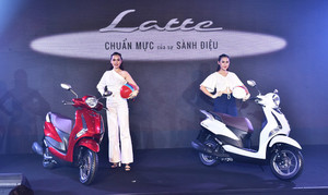 Cận cảnh xe máy Yamaha Latte gần 38 triệu đồng vừa 'trình làng'