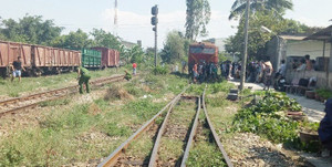 Nam thanh niên nằm trên đường ray bị tàu tông chết ở Đà Nẵng