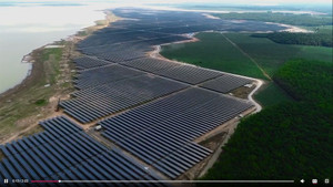 Cánh đồng điện mặt trời hơn 12.000 tỷ đồng ở hồ Dầu Tiếng