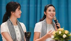 Hoa hậu Ngọc Hân: 'Tôi bị áp lực vì bố giỏi toán, ông nội là nhà giáo ưu tú'