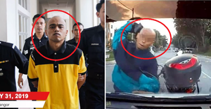 Clip: Bị bấm còi, người đi xe máy dùng mũ bảo hiểm phang vỡ kính ô tô